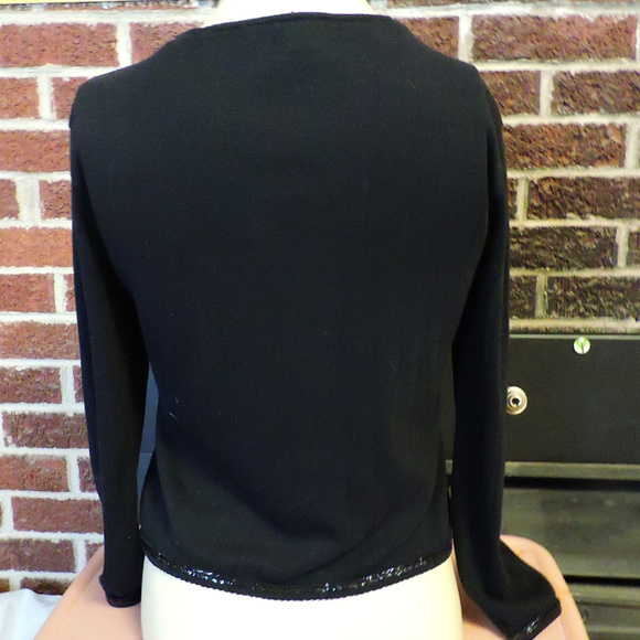 LIMITED TOO snap front top  sz 14/Large ...  black - Picture 6 of 6